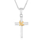 Cross Gold Plated Dove Silver Christian Embellished Handmade Jewelry Holy Land - Marina Jewelry Holy Land