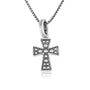 Trinity Cross Beaded Pendant 925 Sterling Silver Handmade Jewelry Holy Land - Marina Jewelry Holy Land