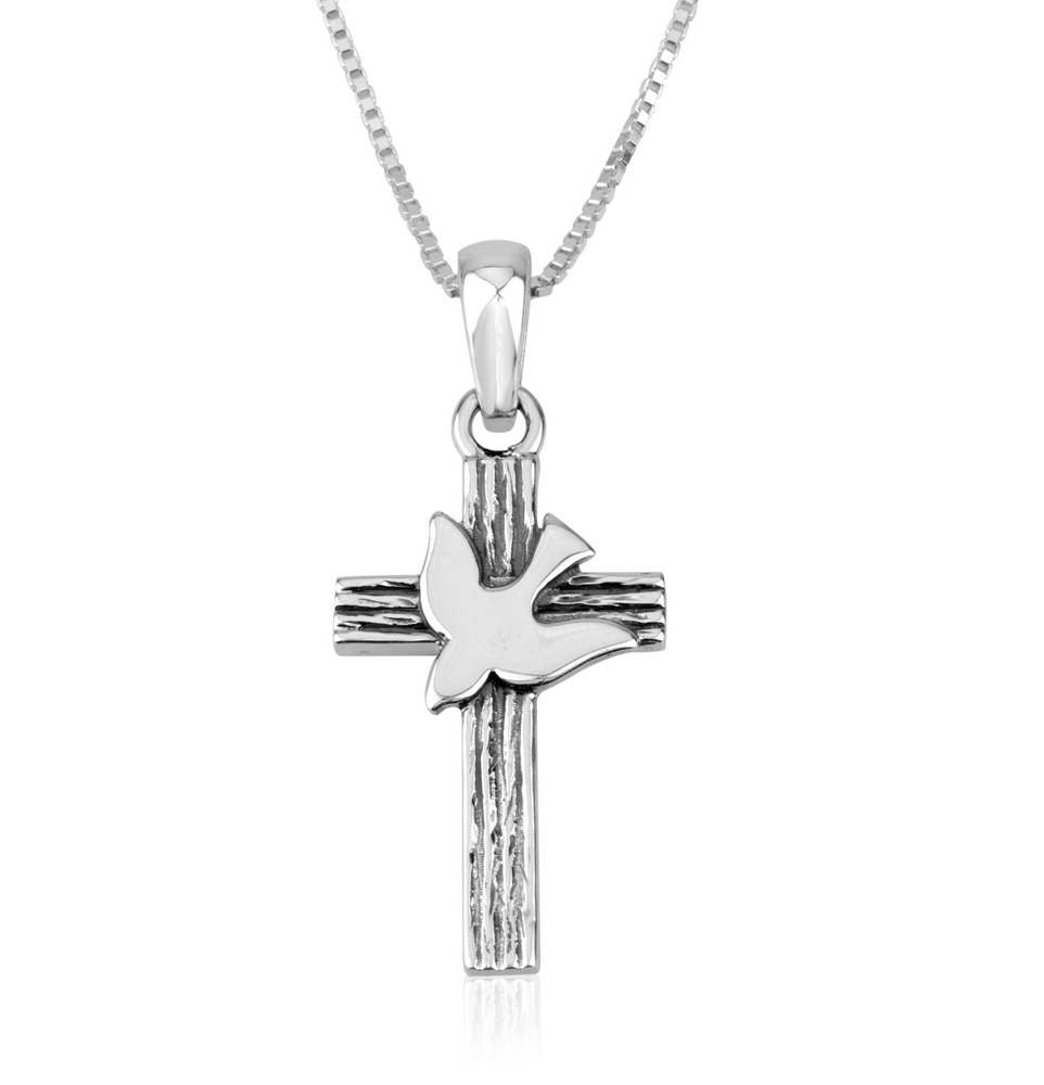 Angel Silver Neckalce Pendant Handmade Jewelry Holy Land - Marina Jewelry Holy Land