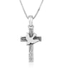 Angel Silver Neckalce Pendant Handmade Jewelry Holy Land - Marina Jewelry Holy Land