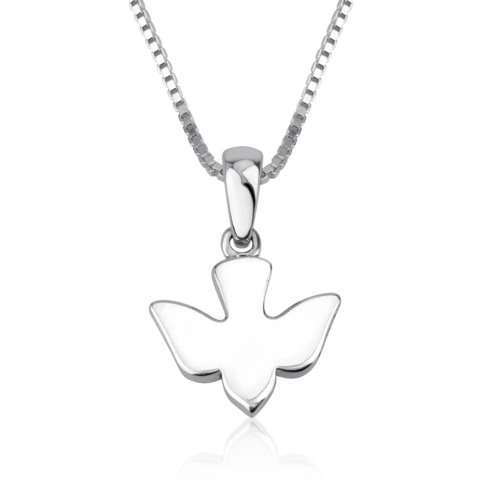 Dove pendant 925 Sterling Silver made in the Holy Land - Marina Jewelry Holy Land
