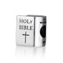 Holy Bible Bead Charm with Cross - Sterling Silver Holy Land - Marina Jewelry Holy Land