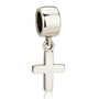 Classic Cross Pendant Charm - Sterling Silver Holy Land - Marina Jewelry Holy Land