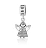 Angel Pendant Bead Charm - Sterling Silver Holy Land - Marina Jewelry Holy Land