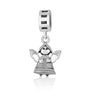 Angel Pendant Bead Charm - Sterling Silver Holy Land - Marina Jewelry Holy Land