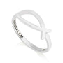 Fish Ring Holy Land Jerusalem Engraved Christian Silver Sterling 925 Jewelry New - Marina Jewelry Holy Land