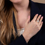 Miraculous Medal Signet Ring Virgin Mary - Sterling Silver 925, Holy Land - Marina Jewelry Holy Land-1