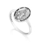 Miraculous Medal Ring Slim Virgin Mary - Sterling Silver 925, Holy Land - Marina Jewelry Holy Land