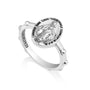 Miraculous Medal Rosary Ring Virgin Mary - Sterling Silver 925, Holy Land - Marina Jewelry Holy Land