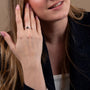 Sideways Cross Rosary Ring - Sterling Silver - Marina Jewelry Holy Land-1