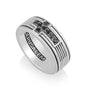 Crucifix Jesus Christ Silver Ring - Marina Jewelry Holy Land