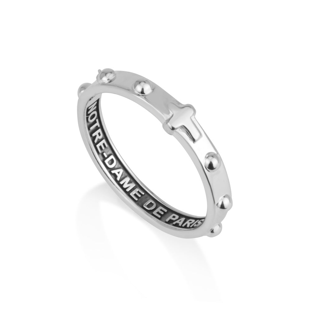 Notre-Dame de Paris Rosary Ring - Sterling Silver - Marina Jewelry Holy Land