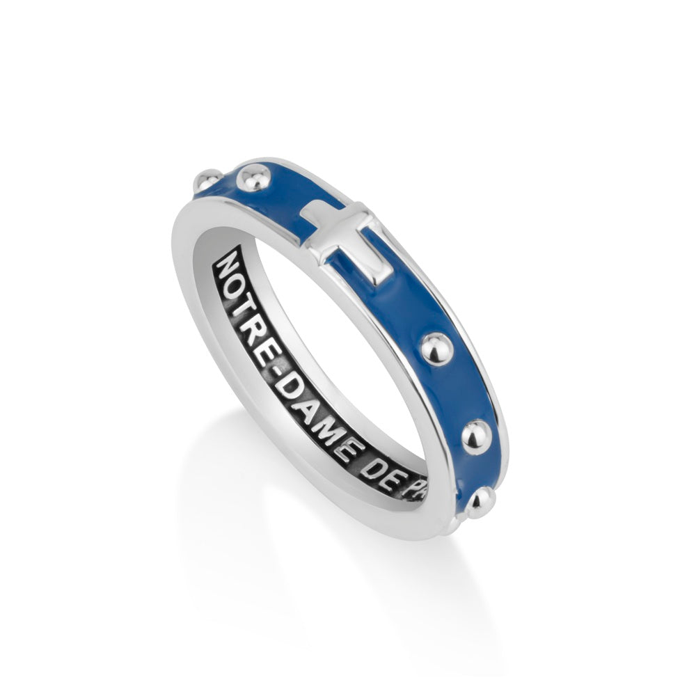 Notre-Dame de Paris Rosary Ring - Sterling Silver - Marina Jewelry Holy Land