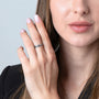 Hanging Cross Sterling Silver Ring Protect Keep You Engraved Holy Land Jewelry - Marina Jewelry Holy Land-8