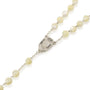 Mother of Pearl Glass Rosary with Crucifix — Holy Land Prayer Set — Marina Jewelry Holy Land-1