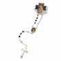 Divine Mercy resin image rosary crucifix Holy Land prayer card gift box - Marina Jewelry